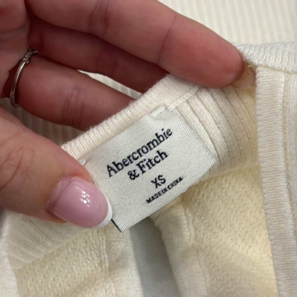 Abercrombie Cream Knit Bodysuit - Picture 7 of 7